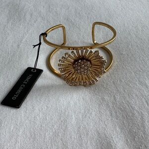 NWT Vince Camuto Gold Sunburst Bracelet